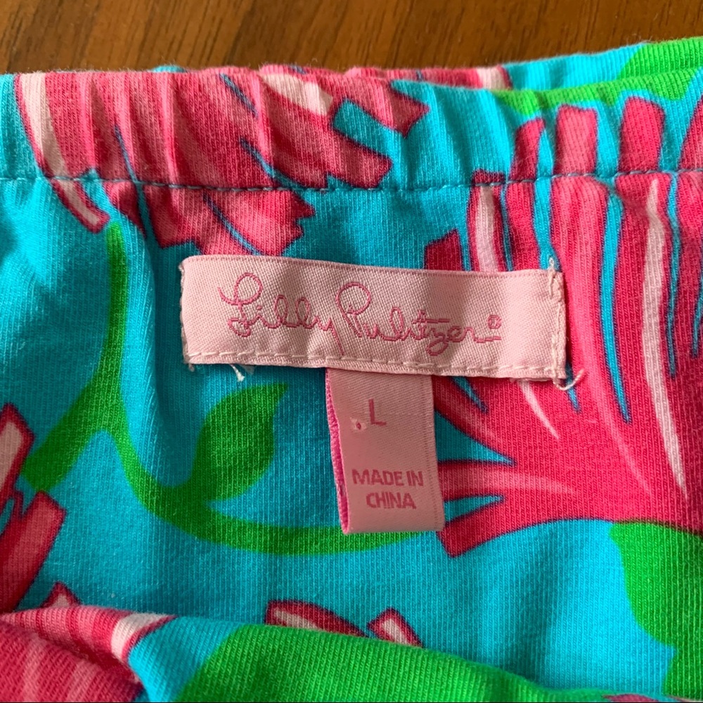 Strapless Floral Summer Dress in Turquoise and Pink - Picture 4 of 8